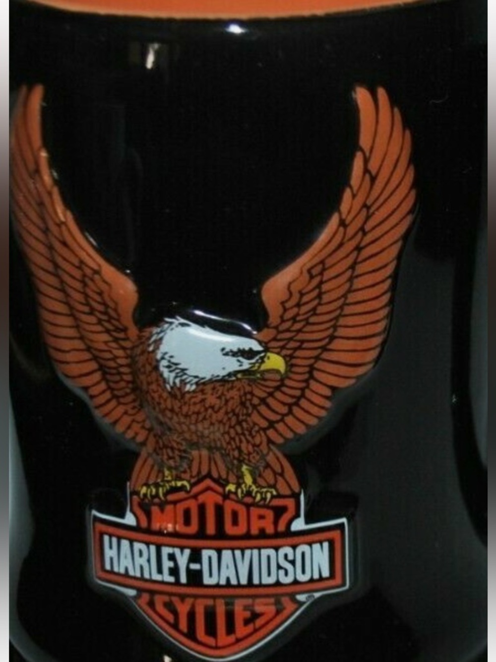 Harley-Davidson  Ceramic Mug with screaming Eagle Emblem 2002 collectors 3-D